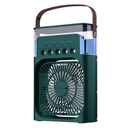Portable misting cooling fan with water tank